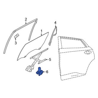 Nissan OE - Rear Left Window Motor