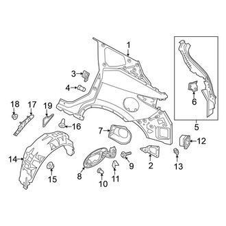 Nissan OE - Quarter Panel & Components (3.5L)