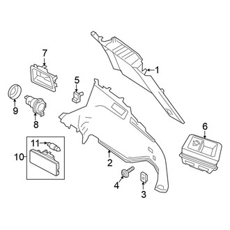 Nissan OE - Quarter Panel - Interior Trim