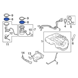 Nissan OE - Fuel Pump Tank Seal