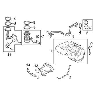 Nissan OE - Fuel System Components