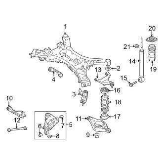 2015 Nissan Murano OEM Suspension Parts | Shocks, Struts — CARiD.com