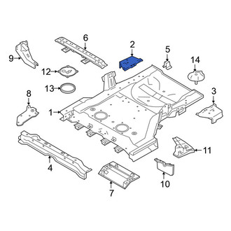 Nissan OE - Rear Right Floor Extension