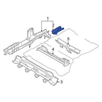 Nissan OE - Rear Left Frame Rail End