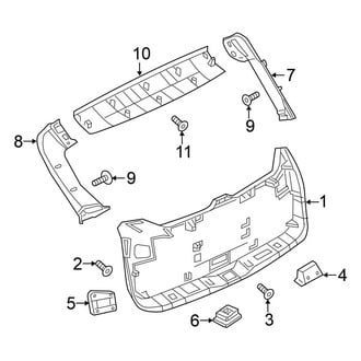 Nissan OE - Lift Gate - Interior Trim (3.5L)