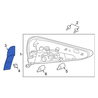 Nissan OE - Rear Left Tail Light Cover