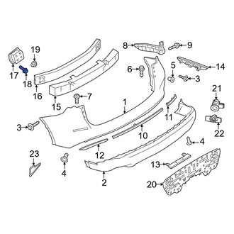 Nissan OE - Suspension Shock Absorber Bolt