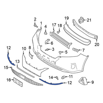 Nissan OE - Front Left Bumper Trim