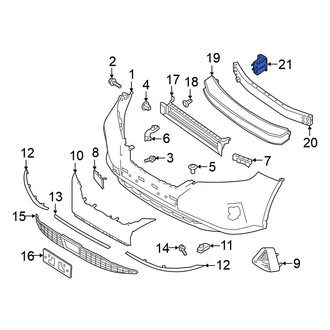Nissan OE - Front Left Bumper Impact Bar Bracket