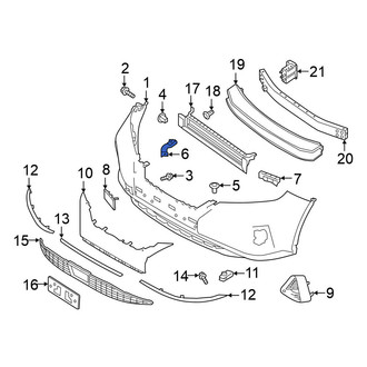 Nissan OE - Front Right Bumper Cover Stay