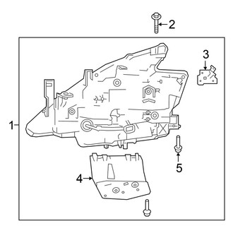 Nissan OE - Front Lamps - Headlamp Components