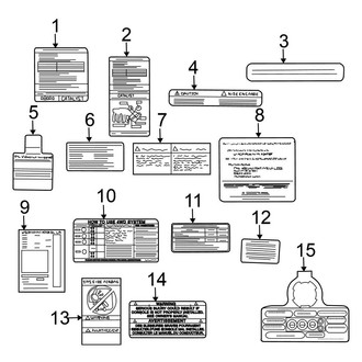 Nissan OE - Information Labels - Labels