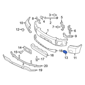 Nissan OE - Front Left Jack Plug Cover