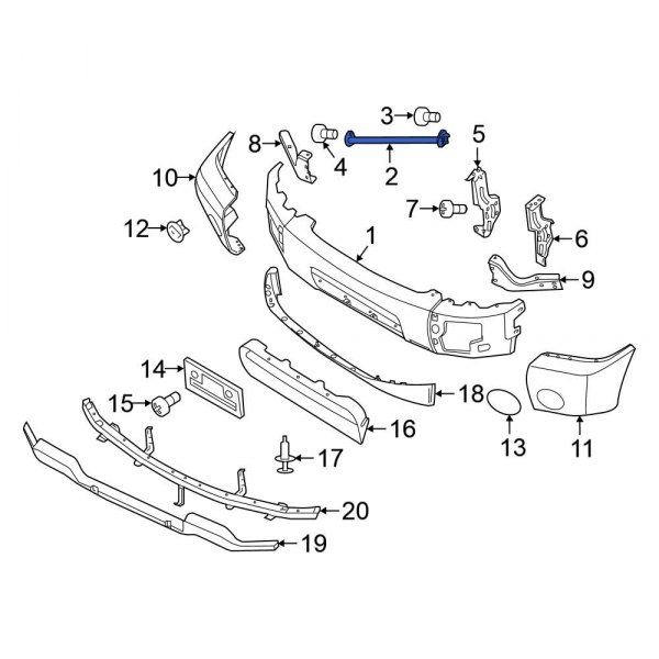 Bumper Face Bar Brace