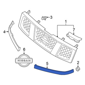 Nissan OE - Front Left Bumper Cover Spacer Panel