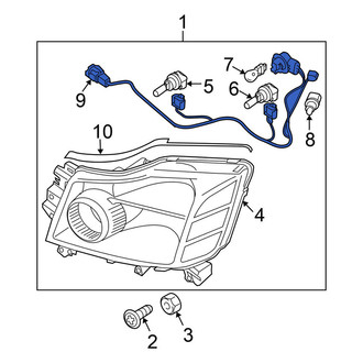 Nissan OE - Front Headlight Wiring Harness