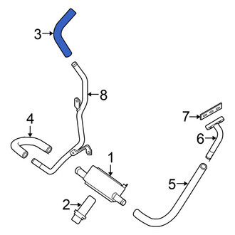 Nissan OE - Upper Engine Oil Cooler Line