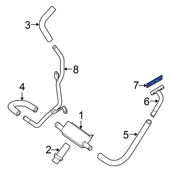 Engine Oil Cooler Line Connector Gasket