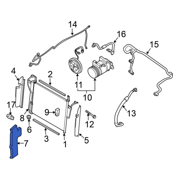 A/C Condenser Seal