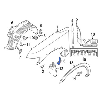 Nissan OE - Front Fender Insulator