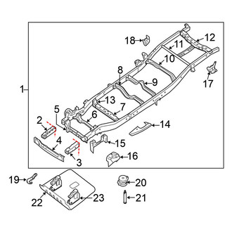 Nissan OE - Frame & Components (Short Wheelbase)