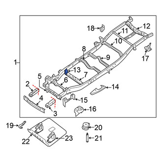 Nissan OE - Left Inner Frame Stiffener