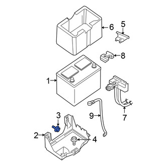 Nissan OE - Battery Tray Bolt