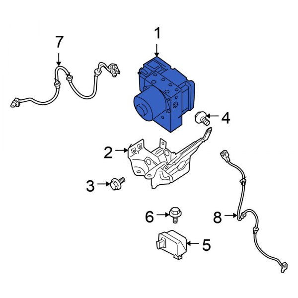 Nissan OE 47660ZR31B ABS Hydraulic Assembly