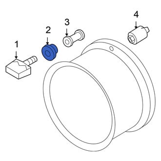 Nissan OE - Tire Pressure Monitoring System (TPMS) Sensor Grommet