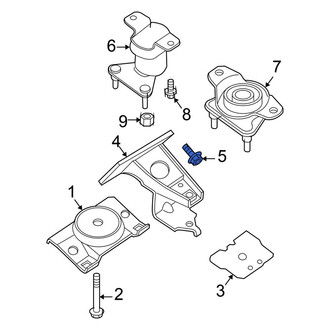 Nissan OE - Engine Mount Bolt