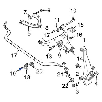 Nissan OE - Suspension Stabilizer Bar Bracket Bolt