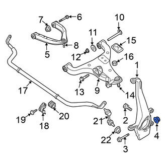 Nissan OE - Steering Knuckle Nut