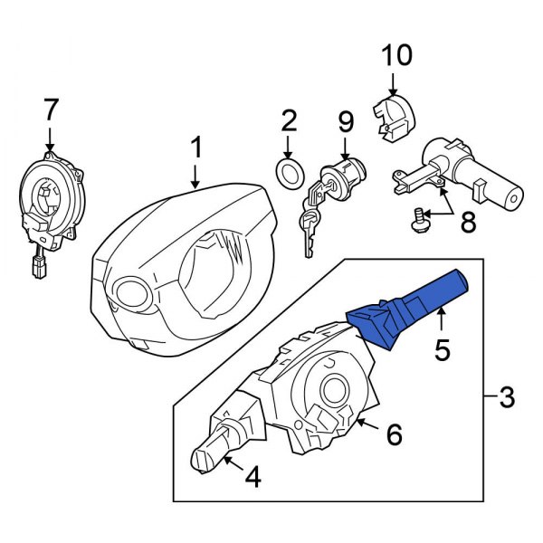 Windshield Wiper Switch