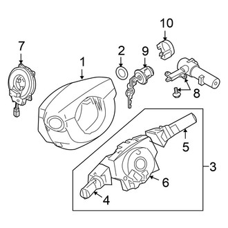 Nissan OE - Steering Column - Shroud, Switches & Levers