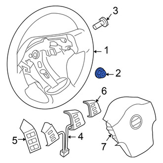 Nissan OE - Steering Wheel Nut