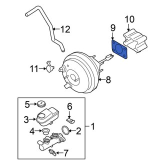 Nissan Armada Power Brake Boosters Parts Vacuum Boosters