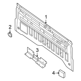 Nissan OE - Cab - Back Panel (King Cab), (PRO-4X / S / SV King Cab)