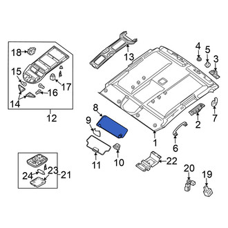 Nissan OE - Left Sun Visor