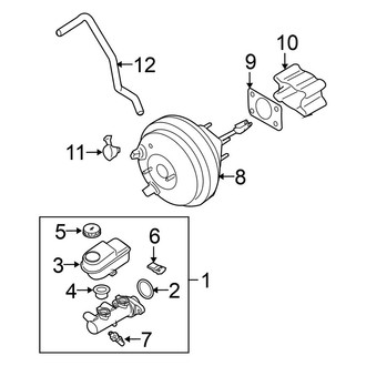 Nissan OE - Cab - Components on Dash Panel (W/O Sunroof), (PRO-4X / S / SL / SV Crew Cab)