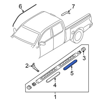 Nissan OE - Rear Running Board Step Pad