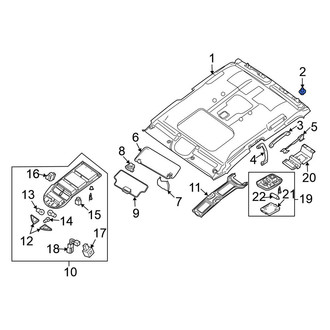 Nissan OE - Liftgate Trim Cover Clip