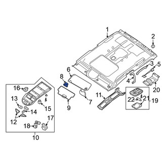 Nissan OE - Sun Visor Holder