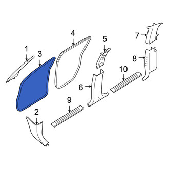 Nissan OE - Front Left Inner Door Seal
