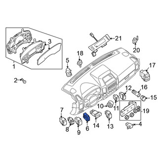 Nissan OE - Instrument Panel Dimmer Switch