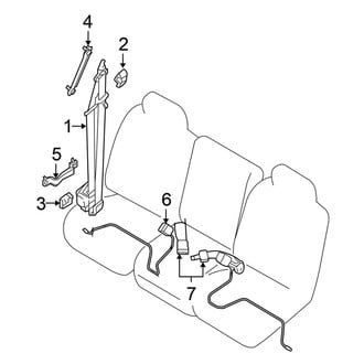Nissan OE - Restraint Systems - Front Seat Belts