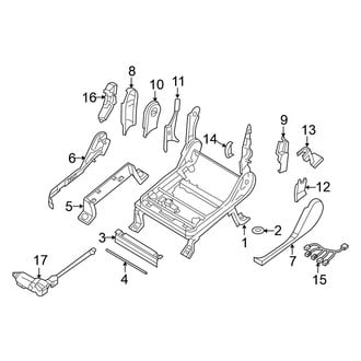 Nissan OE - Seats & Tracks - Tracks & Components (Passenger Side, With Power)