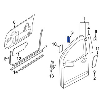 Nissan OE - Front Left Door Shell