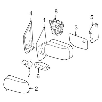 Nissan OE - Front Door - Outside Mirrors