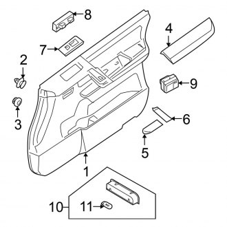 2004 Nissan Titan Replacement Doors Components CARiD