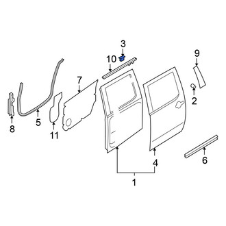 Nissan OE - Rear Door Plug